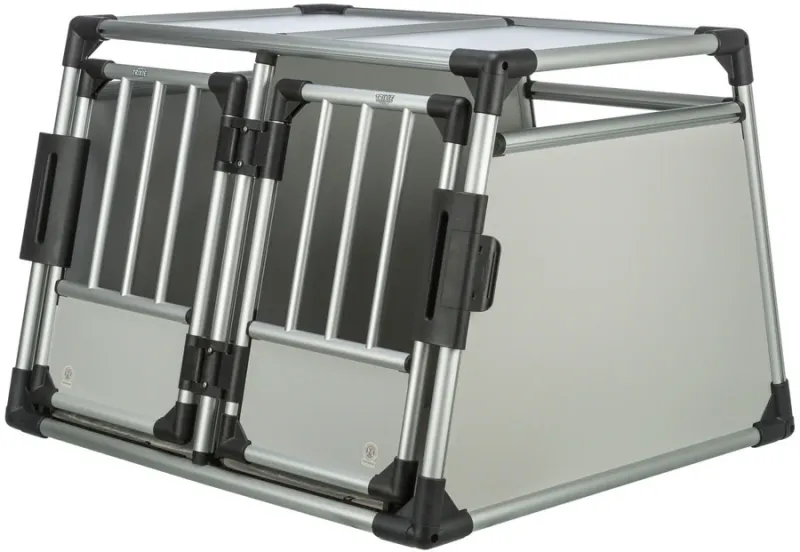 Doppel-Transportbox, Aluminium